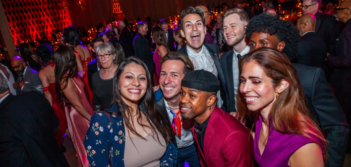 Revelers at AIDS Foundation Chicago's 40th anniversary gala and fundraiser, April 2025