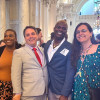 From left: Jada Hicks (CHLP), Jesse Milan (AIDS United), Phillip Westry and Ronnie Taylor (FreeState Justice), Maryland bill sponsor Delegate Kris Fair, Michael Elizabeth (Equality Federation), Camila Reynolds-Dominguez (Chief of Staff for Delegate Fair)