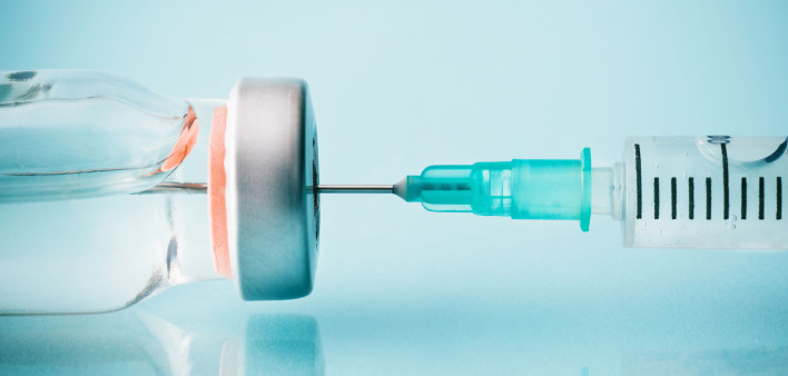 vial and needle vaccine injection medication