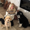 Susan Pack with Coby and Lexi