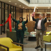 The new Damien Center headquarters, the Mosaic building, officially opened June 4, 2025. Damien Center provides "one home for HIV wellness" in Indianapolis.