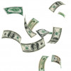 falling money bills currency