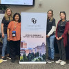 Representatives of the CU Cancer Center, including its Office of Community Outreach and Engagement, pose at the Research Roadshow on June 13, 2025, at Pueblo Community College