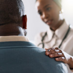 Woman, doctor or consulting with patient for healthcare,
