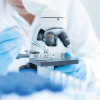 microscope in laboratory