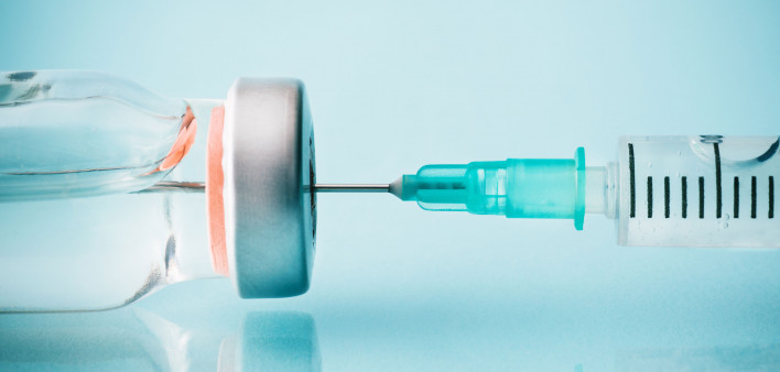 vial and needle vaccine injection medication