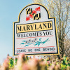 Maryland Welcomes You sign