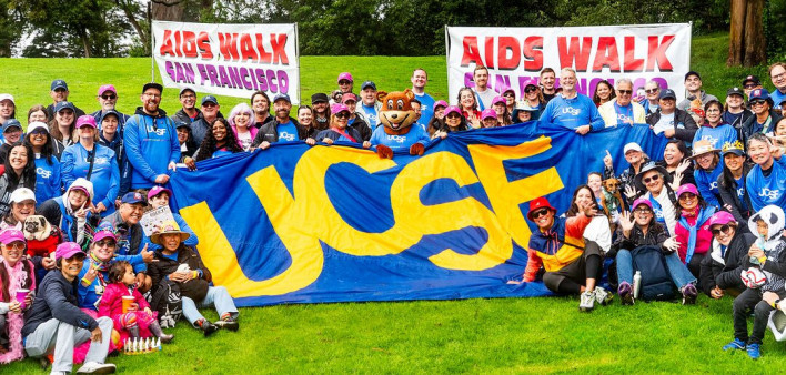 UCSF teams raised funds at the 2025 AIDS Walk San Francisco.