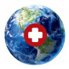earth with plus sign