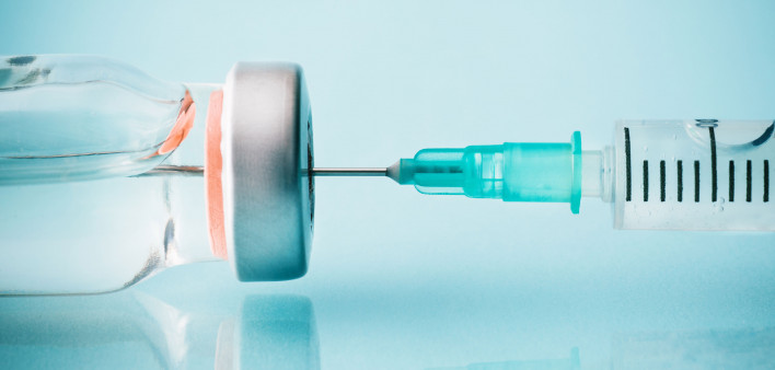 vial and needle vaccine injection medication