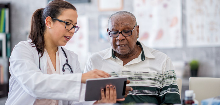 doctor patient review ipad