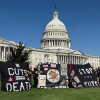 Save HIV Funding rally during USCHA 2025