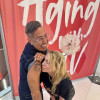 Charles Sanchez and Kalee Garland at USCHA, September 4