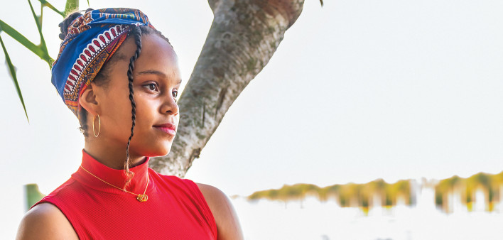 young black woman