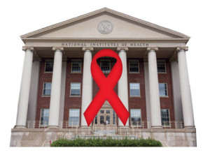 NIH National Institute of Health and red ribbon