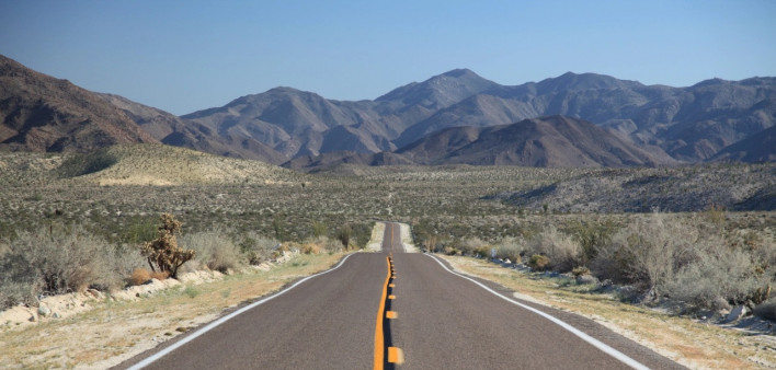 desert highway in California, prostate cancer blog