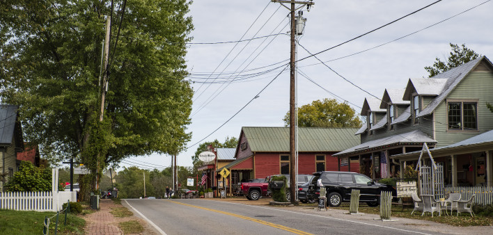 Main Street of Leiper's Fork, Tennessee