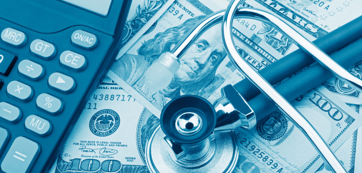 cost healthcare money calculator stethoscope