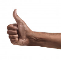 hand with thumb up thumbs up