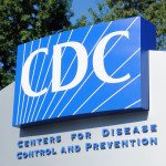 Close up of entrance sign for Centers for Disease Control and Prevention.