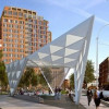 An illustration of the New York City AIDS Memorial