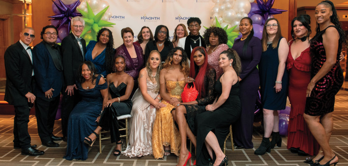Guests  at the Hyacinth  gala