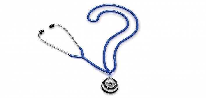 stethoscope question mark illustration