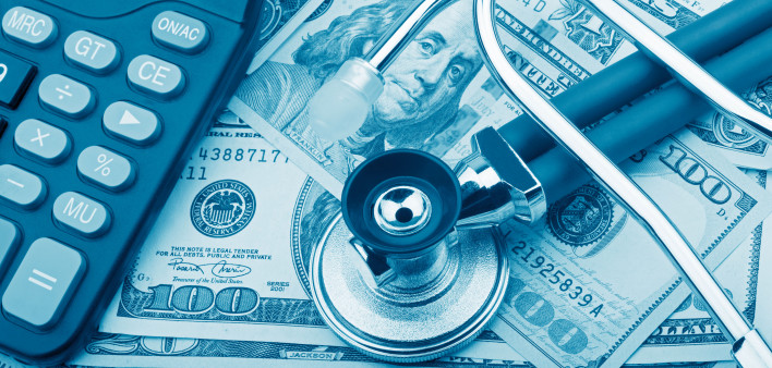 cost healthcare money calculator stethoscope