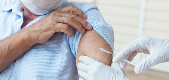 vaccine needle arm