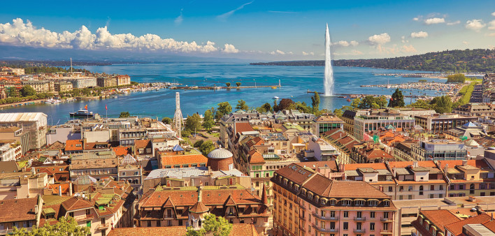 view of downtown Geneva