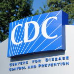 Close up of entrance sign for Centers for Disease Control and Prevention.