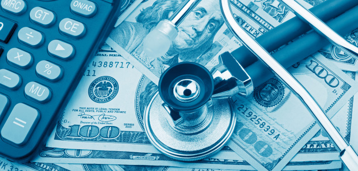 cost healthcare money calculator stethoscope