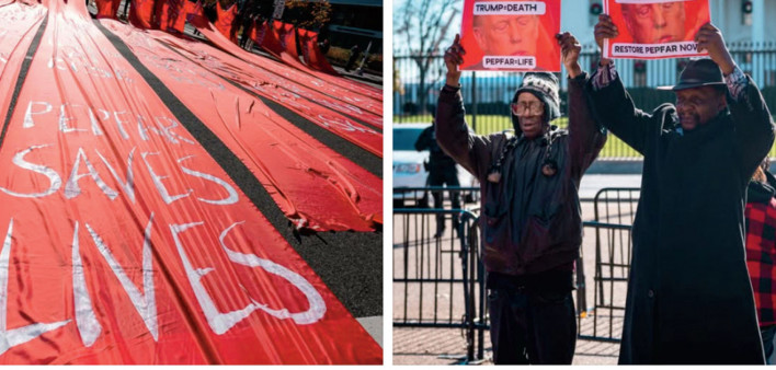 In Washington, DC, Housing Works demonstrated alongside AIDS United, NMAC and Health GAP