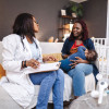 Mother and Child with a doctor