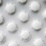 close up of pills blister pack