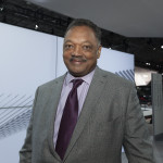 Civil rights activist Jesse Jackson attends New York International Auto Show