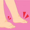 illustration feet in pain