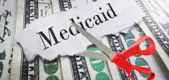 Medicaid scissors money