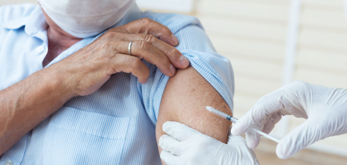 vaccine needle arm
