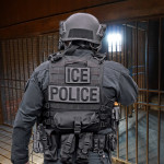 ICE Police at Immigration Detention Center