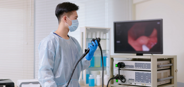 colonoscopy endoscopic examination stock photo Colonoscopy, Endoscope, Medical Exam, Colorectal Cancer, Colon