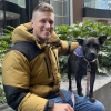 Paul Conyngham and his dog Rosie
