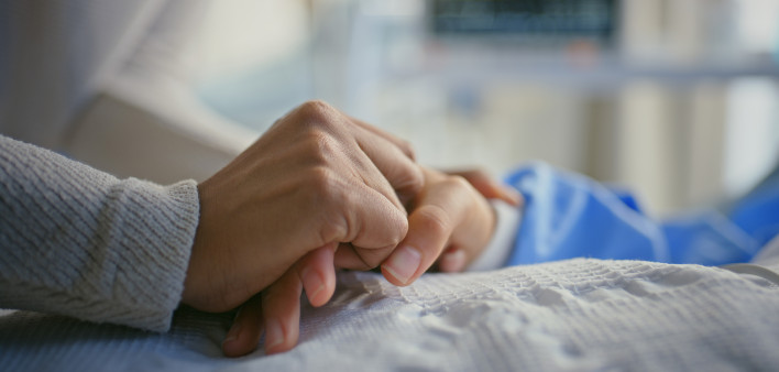 Holding hands