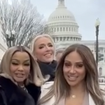 Real Housewives stars and Mistr CEO Tristan Schukraft on Capitol Hill, March 18, 2026, to advocate for funding HIV care and prevention.