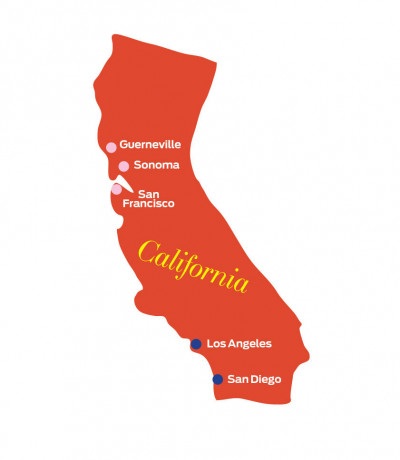 Map of California
