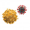 (covid-19 and hiv) istock