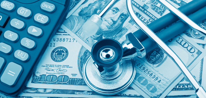 cost healthcare money calculator stethoscope