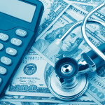 cost healthcare money calculator stethoscope