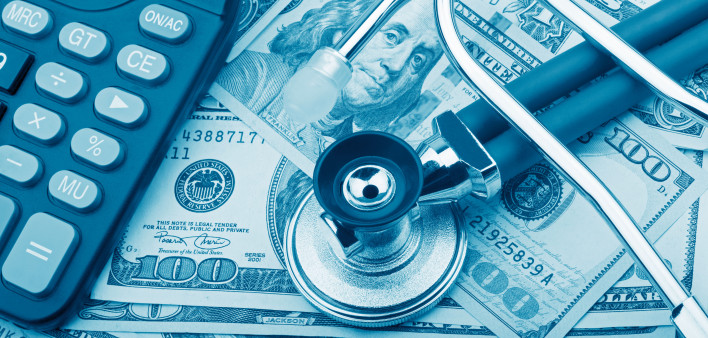 cost healthcare money calculator stethoscope