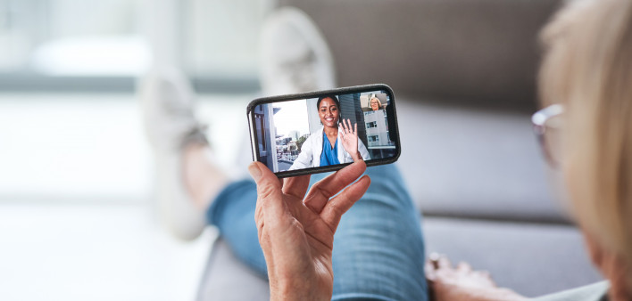 Images Photos Illustrations Vectors      Video  The most comfiest consultation ever stock photo Telemedicine, Doctor, Healthcare And Medicine, Patient, Medical Exam